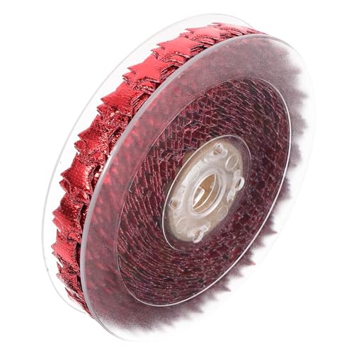 Homoyoyo Prägemuster Geschenkband mit Fünfzackigen Sternen Langlebiges Dekoband aus Hochwertigem Material für DIY Basteln Geschenkverpackung Blumensträuße und Partydekoration in Rot Homoyoyo Prägemuster Geschenkband mit Fünfzackigen Sternen Langlebiges Dekoband aus Hochwertigem Material für DIY Basteln Geschenkverpackung Blumensträuße und Partydekoration in Rot von Homoyoyo
