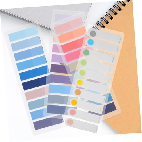 Homoyoyo Professionelle Selbstklebende Haftnotizen Farben Index Tabs für Lesen Markieren Lernzubehör Transparent Weiche Highlight Streifen Praktische Seitenmarker für Schule Büro Homoyoyo Professionelle Selbstklebende Haftnotizen Farben Index Tabs für Lesen Markieren Lernzubehör Transparent Weiche Highlight Streifen Praktische Seitenmarker für Schule Büro von Homoyoyo