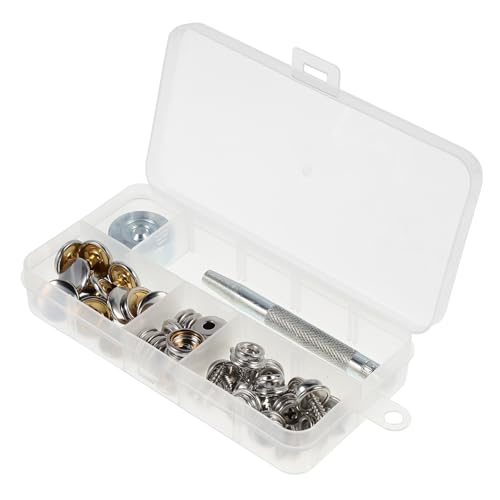 Homoyoyo Professionelles Auto Rivets mit Rostfreien Heavy Duty Druckknöpfen und Werkzeug Langlebiges Befestigungssystem für Bootszelt Planen und Möbel Stabile Verbindung für DIY Homoyoyo Professionelles Auto Rivets mit Rostfreien Heavy Duty Druckknöpfen und Werkzeug Langlebiges Befestigungssystem für Bootszelt Planen und Möbel Stabile Verbindung für DIY von Homoyoyo