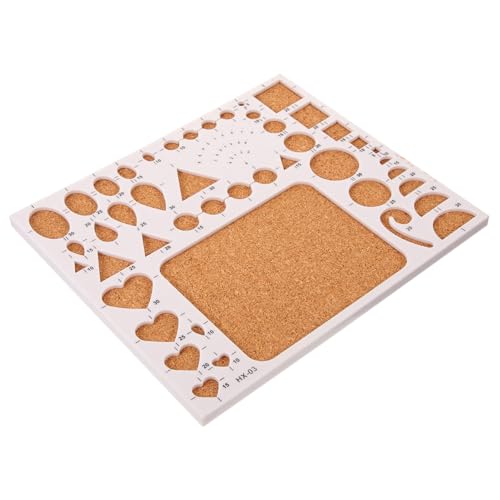 Homoyoyo Quilling Schablonenbrett Kork Präzise DIY Paper Quilling Board für Papierbasierte Blumenrollen Wiederverwendbares Bastelwerkzeug für Effizientes Scrapbooking und Kreative von Homoyoyo