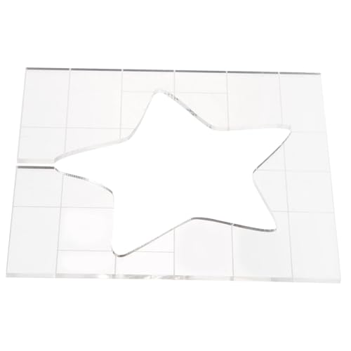 Homoyoyo Quilting Schablone Stern Vorlage aus Acryl Patchwork Werkzeug für Nähen und DIY Leicht zu Verwenden Präzises Markieren für Quilter und Handarbeitsliebhaber Homoyoyo Quilting Schablone Stern Vorlage aus Acryl Patchwork Werkzeug für Nähen und DIY Leicht zu Verwenden Präzises Markieren für Quilter und Handarbeitsliebhaber von Homoyoyo