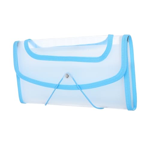 Homoyoyo Quittungs Organizer Fächer Aktenordner Blauer Dokumentenhalter für Büro Persönliche Unterlagen Wasserabweisend Design für Effiziente von Homoyoyo