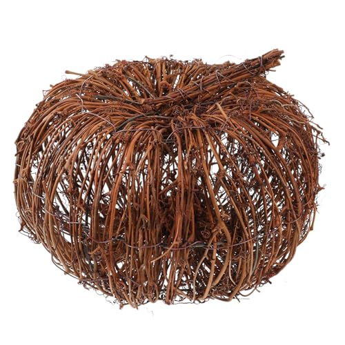 Homoyoyo Rattan Kürbis Dekoration Halloween Party Ornament aus Natürlichem Flechtmaterial Handgefertigt für Wohnzimmer Tisch und Outdoor Deko Stilvolle Herbst und Weihnachtsdekoration Homoyoyo Rattan Kürbis Dekoration Halloween Party Ornament aus Natürlichem Flechtmaterial Handgefertigt für Wohnzimmer Tisch und Outdoor Deko Stilvolle Herbst und Weihnachtsdekoration von Homoyoyo