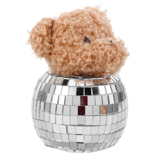 Homoyoyo Reflektierender Disco Bär Glasornament Stilvolle Tischdekoration für Zuhause und Party Multifunktionale Spiegeloberfläche Geeignet für Party Hochzeit Valentinstag und Homoyoyo Reflektierender Disco Bär Glasornament Stilvolle Tischdekoration für Zuhause und Party Multifunktionale Spiegeloberfläche Geeignet für Party Hochzeit Valentinstag und von Homoyoyo