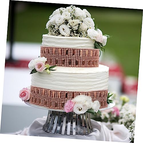Homoyoyo Reihiges Diamantband Roségold Sparkling Mesh Ribbon für DIY Basteln Party Deko Hochzeit Geschenkband Strassband zum Aufnähen Rolle Homoyoyo Reihiges Diamantband Roségold Sparkling Mesh Ribbon für DIY Basteln Party Deko Hochzeit Geschenkband Strassband zum Aufnähen Rolle von Homoyoyo