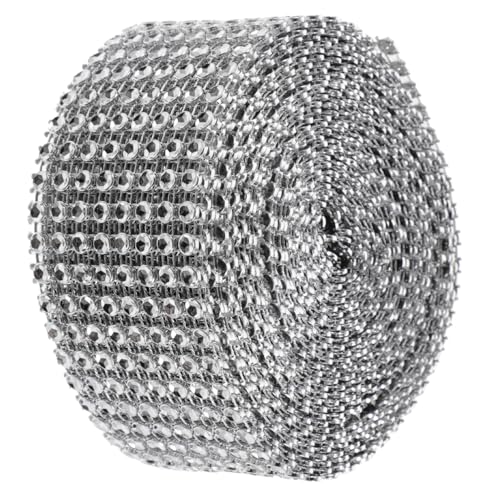 Homoyoyo Reihiges Silbernes Strassband zum Basteln Flexibles DIY Diamantband Selbstklebendes Funkelndes Mesh band für Kleidung Geschenke Hochzeits Partydekoration Breit Homoyoyo Reihiges Silbernes Strassband zum Basteln Flexibles DIY Diamantband Selbstklebendes Funkelndes Mesh band für Kleidung Geschenke Hochzeits Partydekoration Breit von Homoyoyo