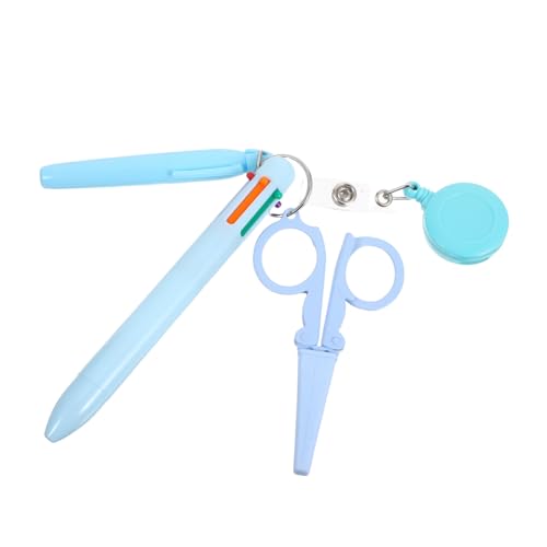 Homoyoyo Retraktives Badge Holder für Ärzte und Pflegepersonal mit Textmarker Permanentmarker Faltbarer Schere und Kugelschreiber und Praktisch für und Büro Homoyoyo Retraktives Badge Holder für Ärzte und Pflegepersonal mit Textmarker Permanentmarker Faltbarer Schere und Kugelschreiber und Praktisch für und Büro von Homoyoyo