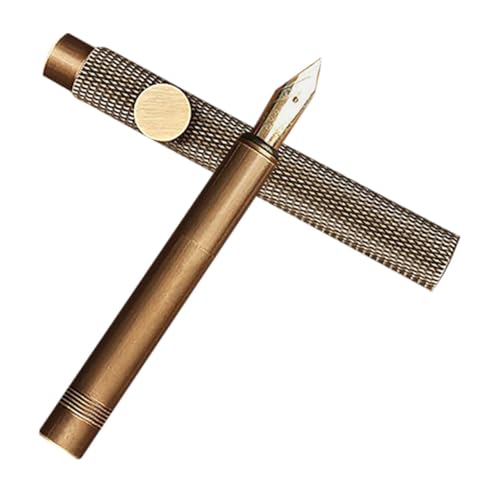 Homoyoyo Retro Messing Füllfederhalter Spitze Nachfüllbarer Kalligrafiestift für Schule Büro und Zuhause für Schreibbegeisterte und Profis Homoyoyo Retro Messing Füllfederhalter Spitze Nachfüllbarer Kalligrafiestift für Schule Büro und Zuhause für Schreibbegeisterte und Profis von Homoyoyo