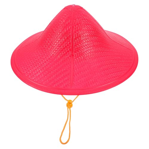 Homoyoyo Retro-Party-Requisitenhut: Traditioneller Konischer Kunststoffhut Für Performance-Cosplay – Sonnenschutz-Farmer-Kappe Für Draußen Homoyoyo Retro-Party-Requisitenhut: Traditioneller Konischer Kunststoffhut Für Performance-Cosplay – Sonnenschutz-Farmer-Kappe Für Draußen von Homoyoyo