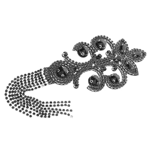Homoyoyo Rhinestone Quaste Schulterklappen für Vintage Kleider Schulterdekoration für Hochzeiten Bälle und Besondere Anlässe Handgefertigte Luxus Accessoires für Männer und Frauen von Homoyoyo