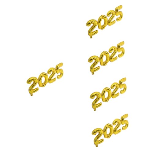 Homoyoyo Riesige Goldfolien-Zahlenballons 2025-93 Cm Große Deko Für Silvester Abschlussfeiern Und Jubiläen Ideal Für Partyzubehör Und Festliche Anlässe von Homoyoyo
