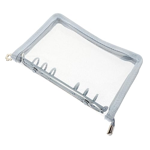 Homoyoyo Ringbuch Hülle Transparent mit Reißverschluss Stabiles Bürobedarf Notizbuch Cover Leichtes Rutschfestes Design für Reise Tagebuch ohne Einlagen Homoyoyo Ringbuch Hülle Transparent mit Reißverschluss Stabiles Bürobedarf Notizbuch Cover Leichtes Rutschfestes Design für Reise Tagebuch ohne Einlagen von Homoyoyo
