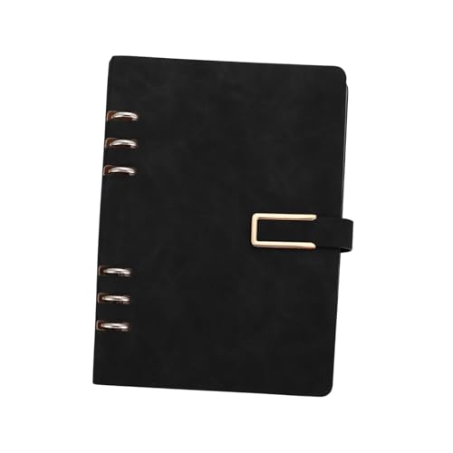 Homoyoyo Ringbuch Notizbuch mit Dickem Papier Abnehmbar mit Verschluss Hochwertiges Schreibjournal für Büro Schule und Zuhause Langlebiges Notizbuch Journal von Homoyoyo