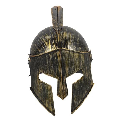 Homoyoyo Römischer Soldatenhelm Goldfarbener Leichter Helm Mittelalterliche Cosplay Kopfbedeckung für Karneval Party und Verkleidung Homoyoyo Römischer Soldatenhelm Goldfarbener Leichter Helm Mittelalterliche Cosplay Kopfbedeckung für Karneval Party und Verkleidung von Homoyoyo