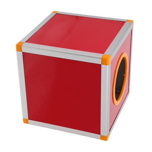 Homoyoyo Rote Aluminium Losbox Multifunktionale Spenden und Vorschlagsbox mit Großem Fassungsvermögen Einfache Installation für Spiele Abstimmungen und Fundraising bei Partys von Homoyoyo