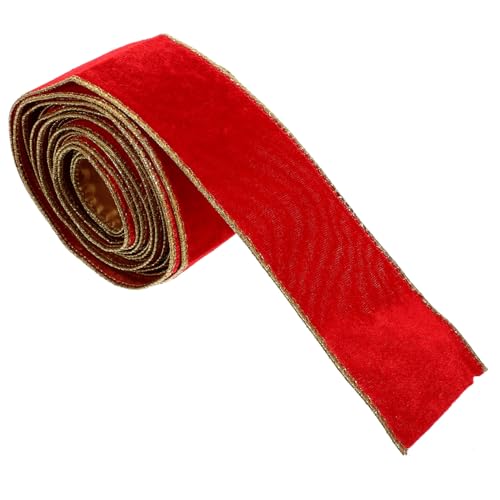Homoyoyo Rotes Geschenkband aus Samtigem Polyester Zuschneidbar Strapazierfähig und Vielseitig für Geschenkverpackung DIY Haaraccessoires Partydekoration Langlebiges Schleifenband für Homoyoyo Rotes Geschenkband aus Samtigem Polyester Zuschneidbar Strapazierfähig und Vielseitig für Geschenkverpackung DIY Haaraccessoires Partydekoration Langlebiges Schleifenband für von Homoyoyo