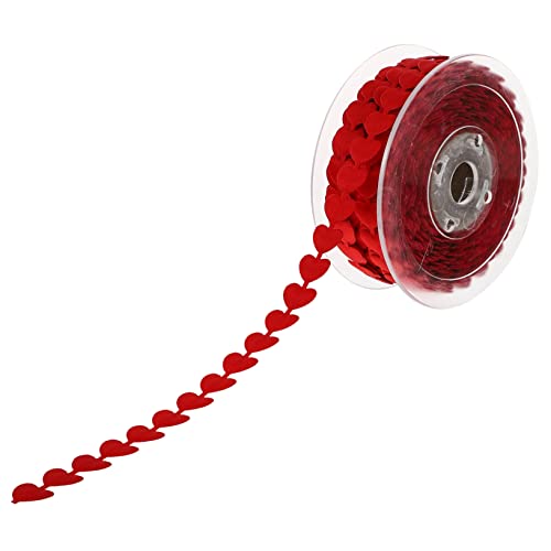 Homoyoyo Rotes Polyester Geschenkband mit Herzprägung Breit Feines DIY Dekoband für Geschenkverpackung Hochzeit Valentinstag Leichte Handhabung Modisch und Vielseitig Einsetzbar Homoyoyo Rotes Polyester Geschenkband mit Herzprägung Breit Feines DIY Dekoband für Geschenkverpackung Hochzeit Valentinstag Leichte Handhabung Modisch und Vielseitig Einsetzbar von Homoyoyo