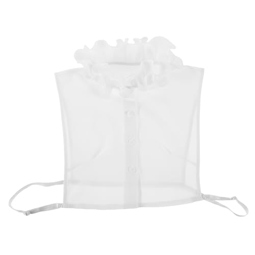 Homoyoyo Ruffen gefälschter Kragen Falsche für Damen weiße Frauenhemd hoher Kragen Falscher Kragen für Frauen weißer Kragen Hemd mit Fake-Kragen Kunstkragen Halsrüsche Polyester Homoyoyo Ruffen gefälschter Kragen Falsche für Damen weiße Frauenhemd hoher Kragen Falscher Kragen für Frauen weißer Kragen Hemd mit Fake-Kragen Kunstkragen Halsrüsche Polyester von Homoyoyo