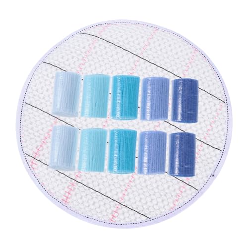 Homoyoyo Rug Wollgarn Teiliges DIY Acrylfaser Strickgarn Vollfarbig Weich Strapazierfähig Handarbeit Teppichknüpfnetz für Häkeln und Stricken von Homoyoyo