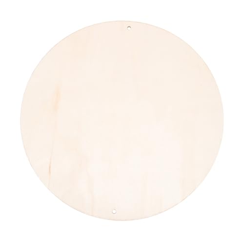 Homoyoyo Runde Holzscheibe Unbehandelt Blank DIY Bastelbrett Holzplatte Handwerksschneidebrett für Clay Craft Dekoration und Holzkunst Herstellung von Homoyoyo
