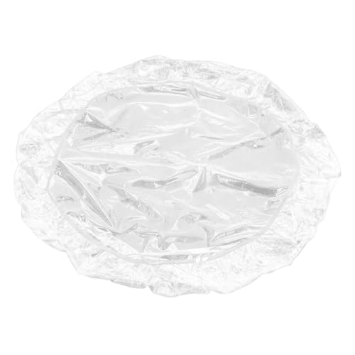 Homoyoyo Runde Transparente PVC Tischdecke mit Elastischem Saum Ölbeständig Strapazierfähiger Tischschutz für Täglichen Gebrauch und Familienfeiern von Homoyoyo