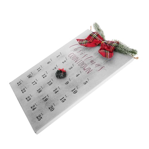 Homoyoyo Rustikaler Holz Weihnachtskranz Adventskalender Langlebige Wanddeko für Zuhause und Büro Festliche Hängedekoration zur Weihnachten Holiday Countdown Ornament Homoyoyo Rustikaler Holz Weihnachtskranz Adventskalender Langlebige Wanddeko für Zuhause und Büro Festliche Hängedekoration zur Weihnachten Holiday Countdown Ornament von Homoyoyo
