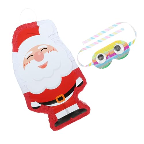 Homoyoyo Santa Claus Pinata mit Augenmaske Teiliges Weihnachts Partydekor Fotofreundliches Zubehör für Familienfeiern Firmenfeste Lebendige Weihnachtsdekoration Homoyoyo Santa Claus Pinata mit Augenmaske Teiliges Weihnachts Partydekor Fotofreundliches Zubehör für Familienfeiern Firmenfeste Lebendige Weihnachtsdekoration von Homoyoyo