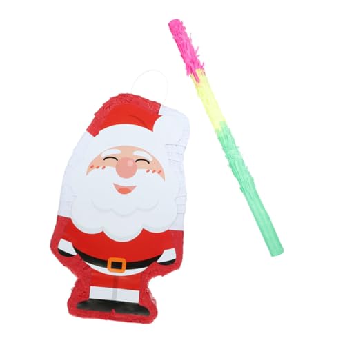 Homoyoyo Santa Clause Pinata Schläger Leichte Weihnachtsdekoration für Familienfeiern Partyaccessoire zum Befüllen mit Süßigkeiten und Festtagsdeko Homoyoyo Santa Clause Pinata Schläger Leichte Weihnachtsdekoration für Familienfeiern Partyaccessoire zum Befüllen mit Süßigkeiten und Festtagsdeko von Homoyoyo