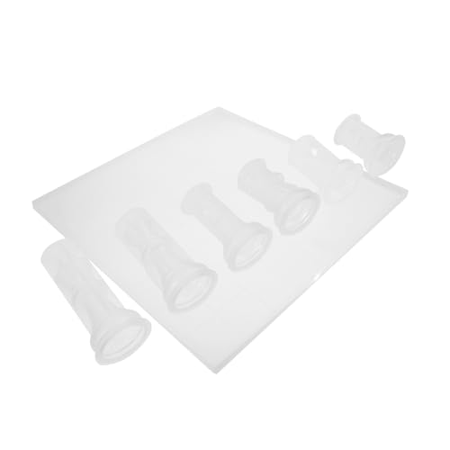 Homoyoyo Schachformen Silikon Schachfiguren Gießform Wiederverwendbar Flexibel Transparent DIY Schachbrett Zubehör für Kunstharz Epoxidharz Handwerk von Homoyoyo