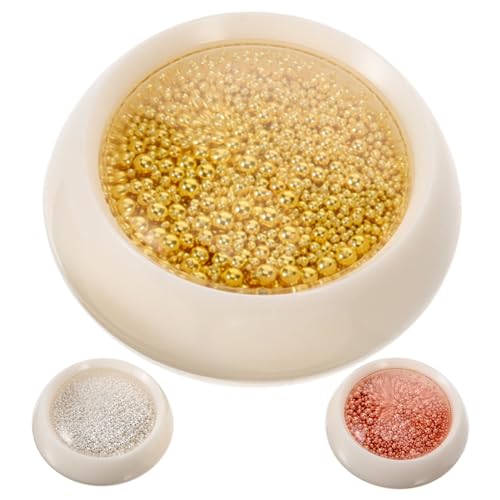 Homoyoyo Schachteln Nagelkunst Perlen Roségold Gold Silber Metallkugeln für DIY Nageldesign und Fingernageldekoration für Kreative Nagelkunst und Persönliche Gestaltung Homoyoyo Schachteln Nagelkunst Perlen Roségold Gold Silber Metallkugeln für DIY Nageldesign und Fingernageldekoration für Kreative Nagelkunst und Persönliche Gestaltung von Homoyoyo