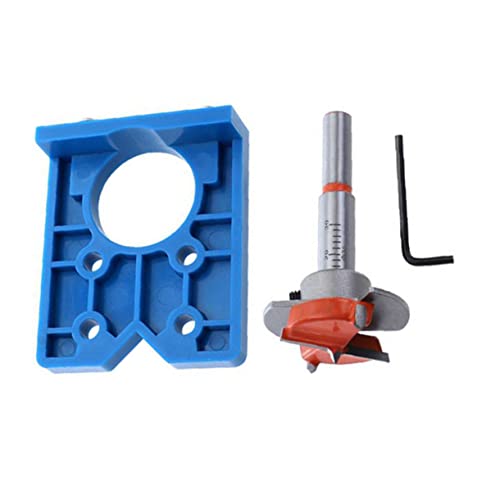 Homoyoyo Scharnierlochbohrer Holzbohrer mit Tiefenstopp Präziser Scharnier Bohrlehre für Verdeckte Scharniere Holzbohrhilfe mit Rutschfestem Halter für Möbelmontage Homoyoyo Scharnierlochbohrer Holzbohrer mit Tiefenstopp Präziser Scharnier Bohrlehre für Verdeckte Scharniere Holzbohrhilfe mit Rutschfestem Halter für Möbelmontage von Homoyoyo