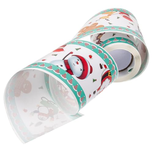 Homoyoyo Schulblackboard Randaufkleber Selbstklebend Verschleißfestes Border Paper Weihnachtsdekorations Sticker für Klassenzimmer Partys Bastelprojekte Zuschneidbar und Praktisch von Homoyoyo