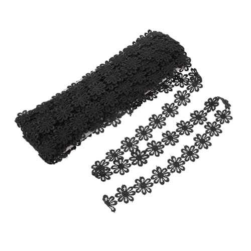 Homoyoyo Schwarze Bestickte Spitzenborte Breit Strapazierfähige Knitterfreie Atmungsaktive Spitze zum Nähen Vielseitiges DIY Spitzenband für Bekleidungs Handwerksdekorationen Homoyoyo Schwarze Bestickte Spitzenborte Breit Strapazierfähige Knitterfreie Atmungsaktive Spitze zum Nähen Vielseitiges DIY Spitzenband für Bekleidungs Handwerksdekorationen von Homoyoyo
