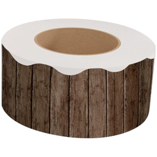Homoyoyo Schwarze Holzplanken Pinnwand bordüre Selbstklebend Klassenzimmer Dekoration Tafelrahmen für Büro Fenster Türen Whiteboard von Homoyoyo