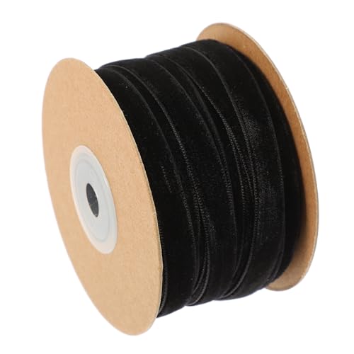 Homoyoyo Schwarzes Samt Woven Band Geschenkband Dekoband zum Basteln Verpacken Hochzeit Schleifenband Homoyoyo Schwarzes Samt Woven Band Geschenkband Dekoband zum Basteln Verpacken Hochzeit Schleifenband von Homoyoyo
