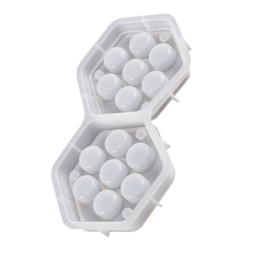 Homoyoyo Sechseckige Silikonform Für DIY Aufbewahrungsboxen Epoxidharz Schmuckharzform Für Kleine Gegenstände Für Geburtstagen Weihnachten Und Jubiläen von Homoyoyo