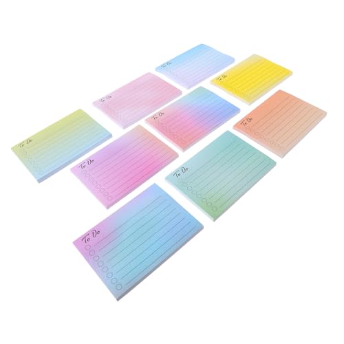 Homoyoyo Seitige Selbstklebende Memo Pads im Farbige Tragbare Haftnotizen mit Sanftem Farbverlauf Praktische Indexkarten für Büro Schule und Studium Vielseitig Einsetzbar und Homoyoyo Seitige Selbstklebende Memo Pads im Farbige Tragbare Haftnotizen mit Sanftem Farbverlauf Praktische Indexkarten für Büro Schule und Studium Vielseitig Einsetzbar und von Homoyoyo