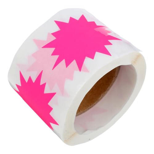 Homoyoyo Selbstklebende Etiketten Leuchtendem Design für Einzelhandel und Organisation Diy Preisschilder für Kreative Anwendungen und Beschriftungen von Homoyoyo