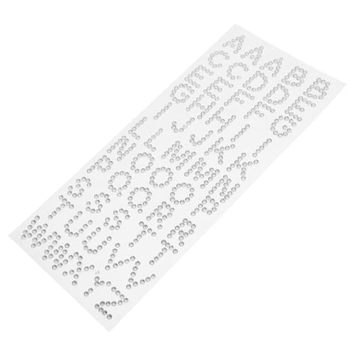 Homoyoyo Selbstklebende Strass Alphabet Aufkleber Weiß Glitzer Buchstaben Sticker für Abschlusskappen Scrapbooks Karten Bastelarbeiten Homoyoyo Selbstklebende Strass Alphabet Aufkleber Weiß Glitzer Buchstaben Sticker für Abschlusskappen Scrapbooks Karten Bastelarbeiten von Homoyoyo
