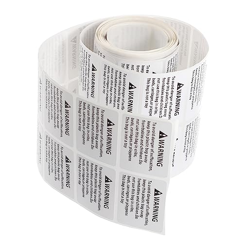 Homoyoyo Selbstklebende Suffocation Warning Labels Choking Warning Sticker für Verpackungsbeutel Klare Warnhinweise Stark Haftend Rückstandsfrei Entfernbar Vielseitig Einsetzbar Homoyoyo Selbstklebende Suffocation Warning Labels Choking Warning Sticker für Verpackungsbeutel Klare Warnhinweise Stark Haftend Rückstandsfrei Entfernbar Vielseitig Einsetzbar von Homoyoyo
