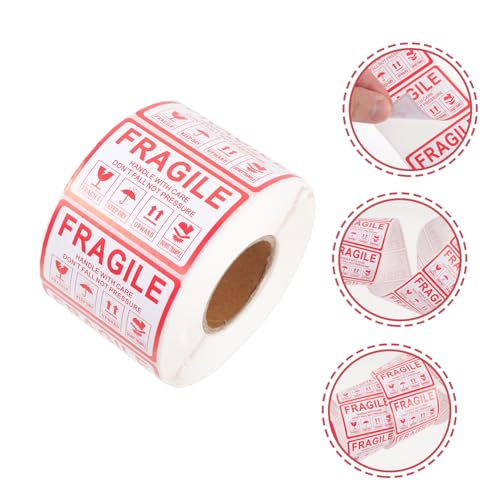 Homoyoyo Selbstklebende Versandetiketten Fragile Aufkleber für Zerbrechliche Pakete Flexible Papiermaterialien Langlebig Geeignet für Paketboxen und Versandverpackungen Homoyoyo Selbstklebende Versandetiketten Fragile Aufkleber für Zerbrechliche Pakete Flexible Papiermaterialien Langlebig Geeignet für Paketboxen und Versandverpackungen von Homoyoyo