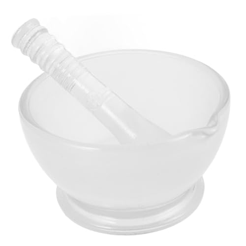 Homoyoyo Set mit Stößel Bruchsicherer Glasbehälter mit Rutschfestem Boden Vielseitig zum Mahlen von Gewürzen und Laborproben Kompakt und Einfach zu Handhaben Homoyoyo Set mit Stößel Bruchsicherer Glasbehälter mit Rutschfestem Boden Vielseitig zum Mahlen von Gewürzen und Laborproben Kompakt und Einfach zu Handhaben von Homoyoyo