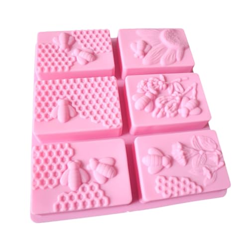 Homoyoyo Silikon Backform Wabenform Hochtemperaturbeständig Quadratisch für DIY Kuchen Seifen Eiswürfel Backen und Basteln Langlebig Spülmaschinenfest Geeignet für Ofen und Zufällige Farbe Homoyoyo Silikon Backform Wabenform Hochtemperaturbeständig Quadratisch für DIY Kuchen Seifen Eiswürfel Backen und Basteln Langlebig Spülmaschinenfest Geeignet für Ofen und Zufällige Farbe von Homoyoyo