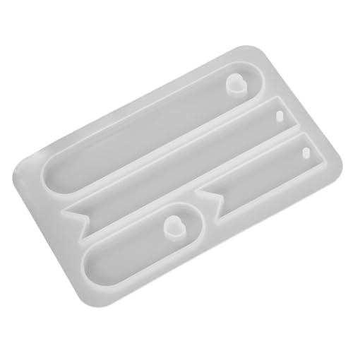 Homoyoyo Silikon Lesezeichen Gussform für DIY Handwerk Stabile Silikonform für Kreative Lesezeichen mit Harz Epoxidharz und Dekorationselementen Langlebig und Einfach zu Reinigen von Homoyoyo