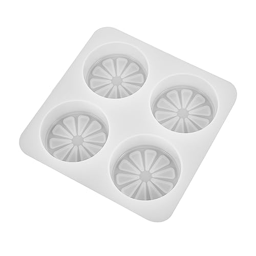 Homoyoyo Silikon Seifenform für DIY Handgemachte und Kerzenform Flexibles Silikonmaterial Lemon Langlebig und Wiederverwendbar von Homoyoyo