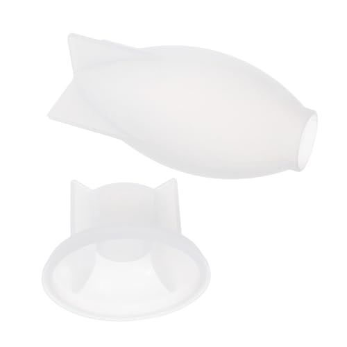 Homoyoyo Silikon-form für Resin-gießerei mit Stabilem Sockel Hitzebeständige Epoxidharz Lampe Form für Kerzen Seifen Blumen-exponate Vielseitiges DIY Handwerkszubehör für Kreative von Homoyoyo