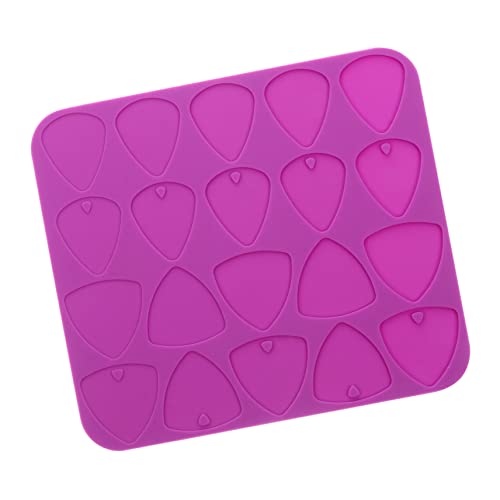 Homoyoyo Silikon gitarren plektrum form Langlebige Flexible Gießform für Epoxidharz Harz Spiegelglatte Oberfläche Wiederverwendbar für DIY Gitarren picks Herstellung und Geschenkideen von Homoyoyo