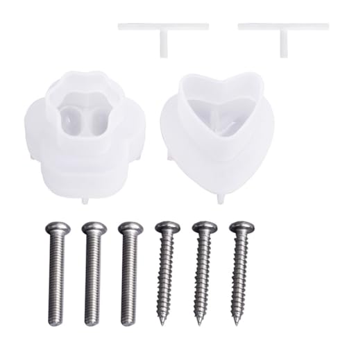 Homoyoyo Silikonform Herz Katzenpfote Schubladenknopf Moulds DIY Basteln Haushaltsgriff Silikon Gießform für Tür Schrankgriffe Flexibel Einfach zu Reinigen von Homoyoyo