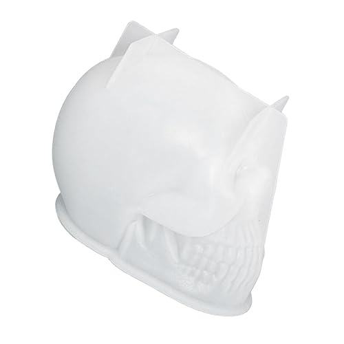 Homoyoyo Silikonform Schädel 1 Stück – Antihaftende Gießform Für Halloween - Ideal Zum Herstellen Von Kerzen Und Seifen - Kreative Bastelprojekte Und Dekorationen von Homoyoyo