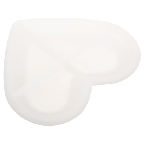 Homoyoyo Silikonform Tablett Herzform Flexibel Langlebig DIY Gießform für Epoxidharz Schmuck und Deko Wiederverwendbar Leicht zu Reinigen für Kreative Bastelprojekte und Geschenkideen von Homoyoyo
